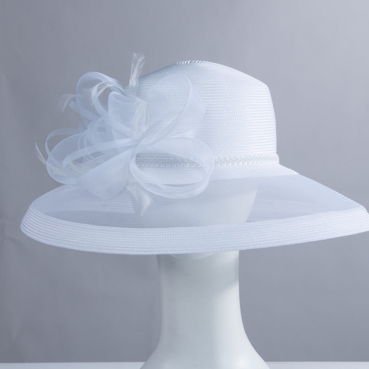 Avani | Ribbon Bow Brim Poly Straw Hat