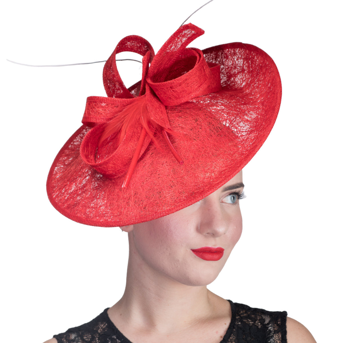 Nevah | Curly Ribbon Fascinator Cocktail Hat