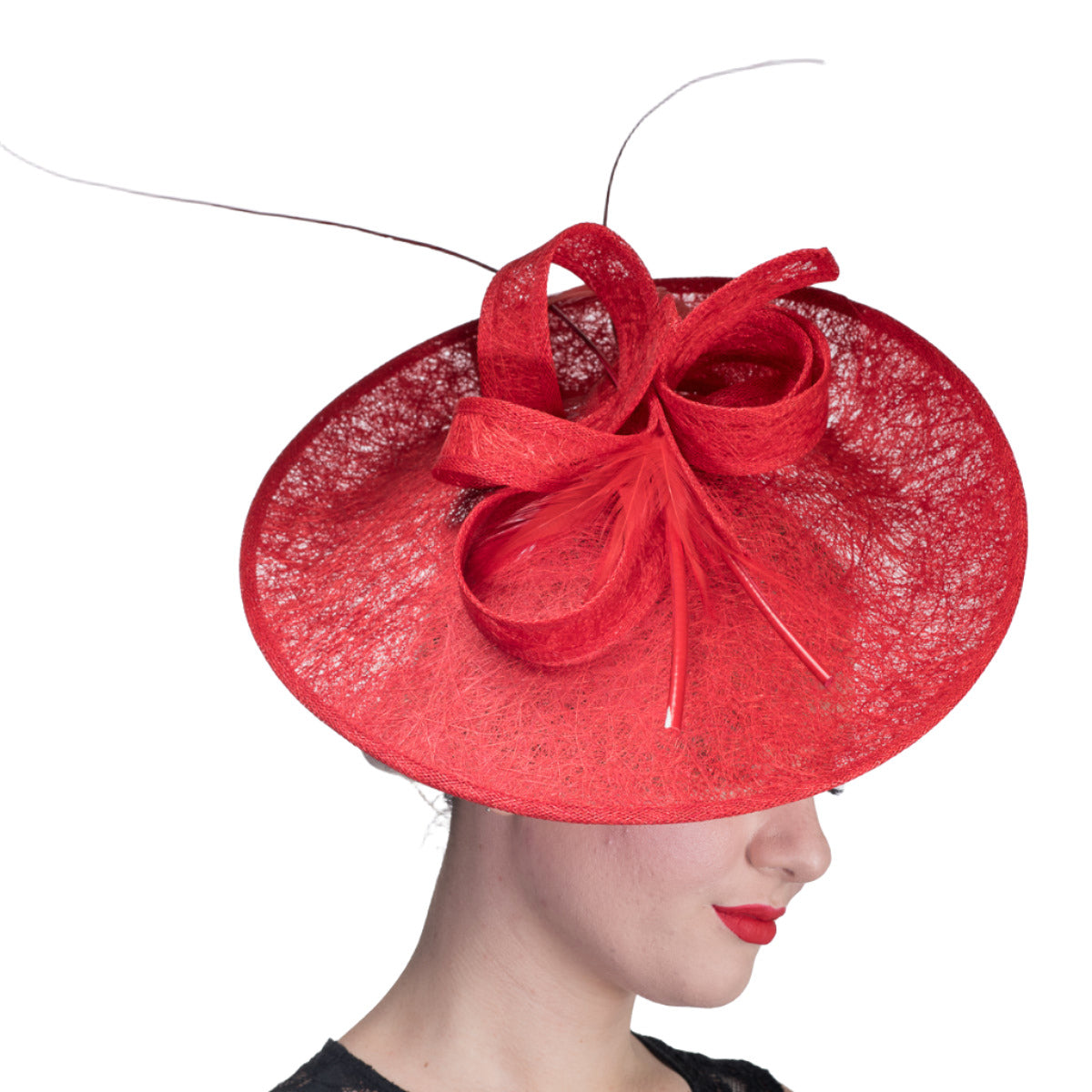Nevah | Curly Ribbon Fascinator Cocktail Hat