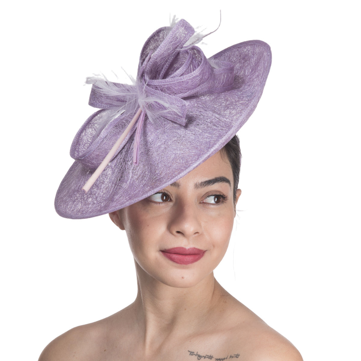 Nevah | Curly Ribbon Fascinator Cocktail Hat