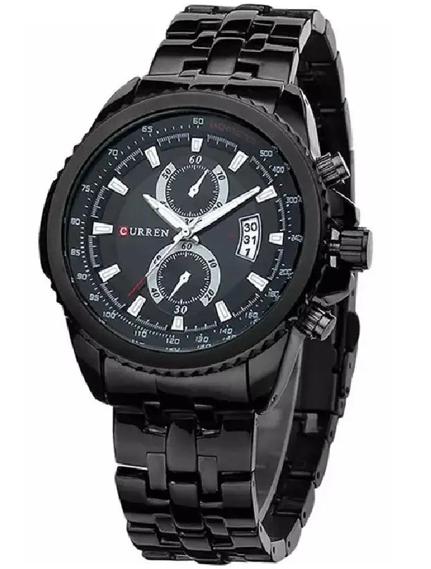 Curran Men's Fashion Watch 8082 Black