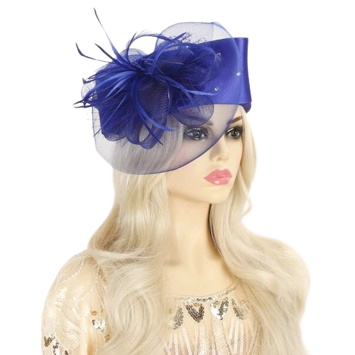 Alori | Floral Netted Mesh Fascinator Headband