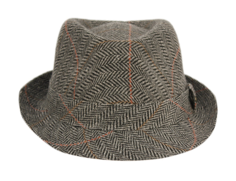 Duke | Plaid Stingy Brim Hat Front