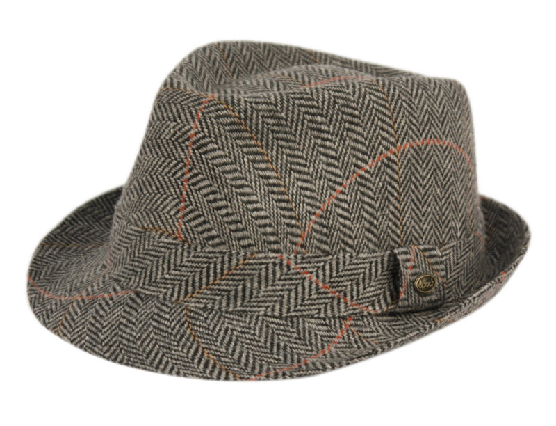 Duke | Plaid Stingy Brim Hat Gray