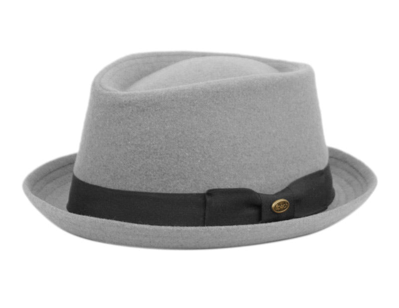 Raphael | Trilby Wool Fedora Hat Ash Gray
