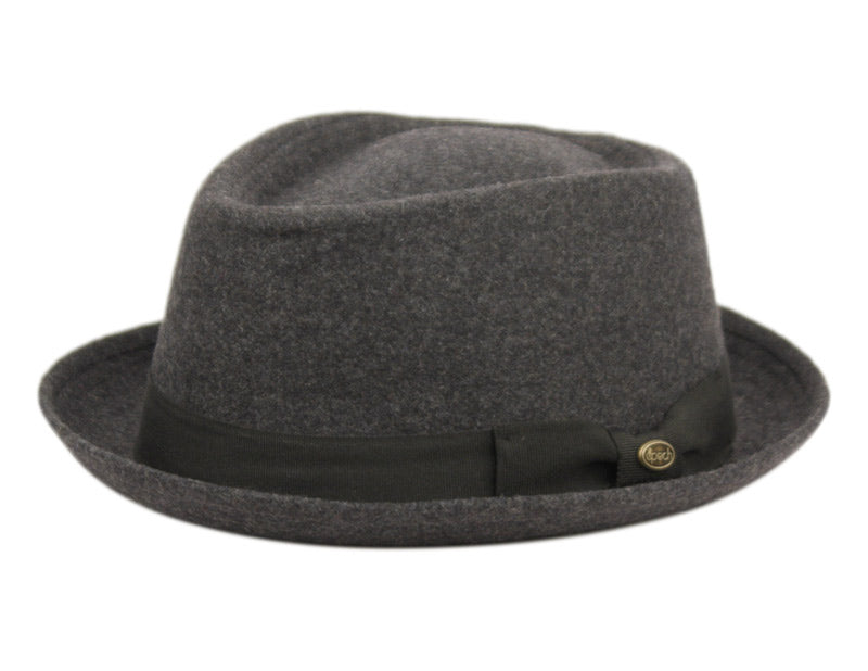 Raphael | Trilby Wool Fedora Hat charcoal Grey