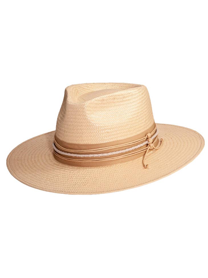 Raze | Wide Brim Straw Fedora