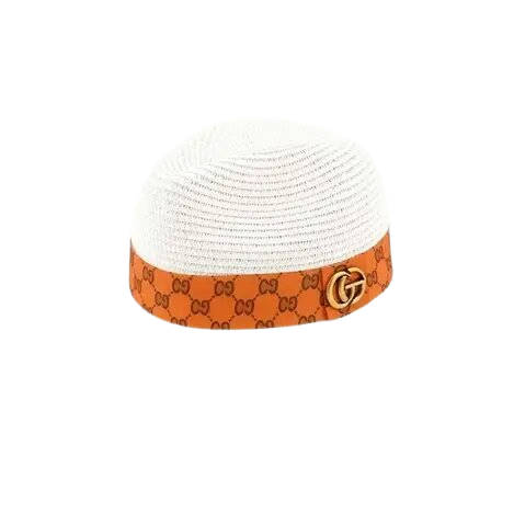 Sydney | Charm Print Straw Fedora Hat