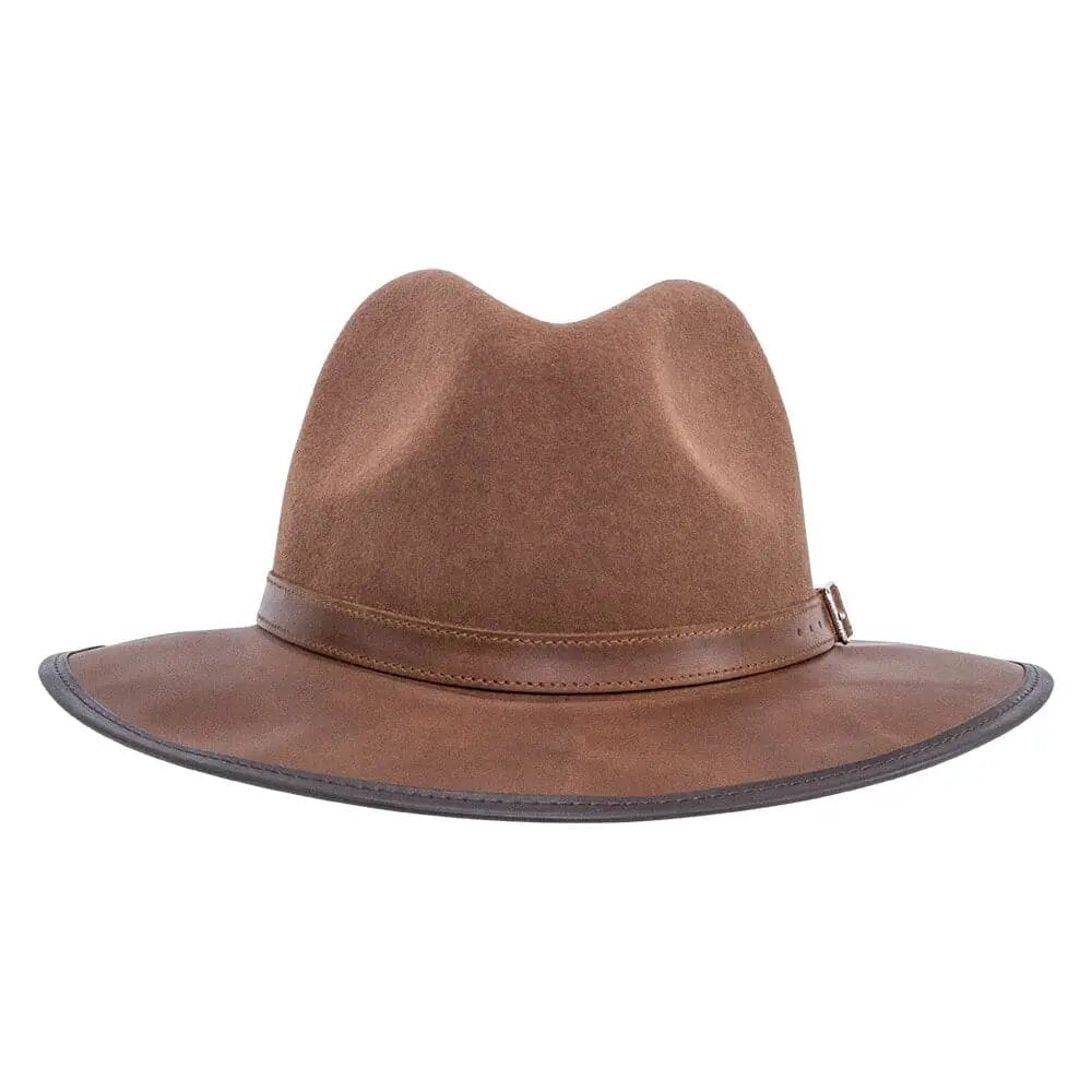 Josey | Felt and Leather Fedora Hat