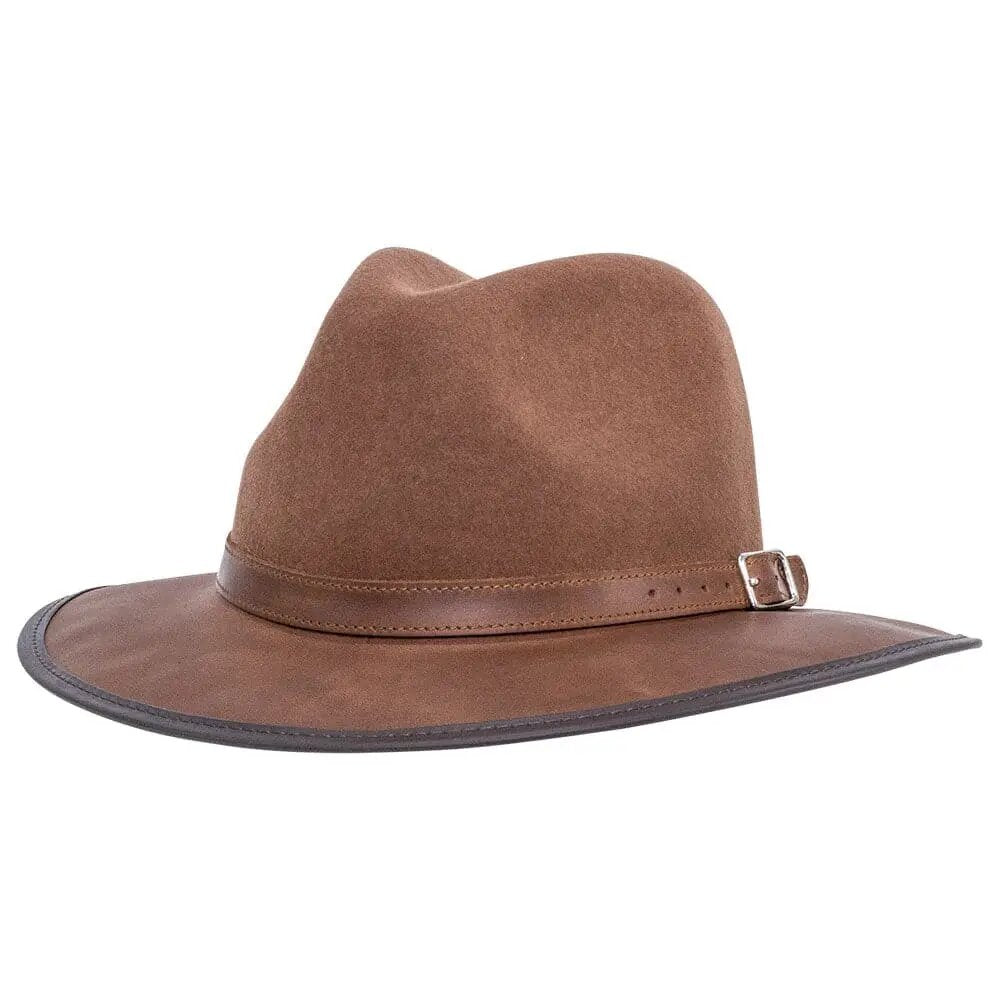 Josey | Felt and Leather Fedora Hat