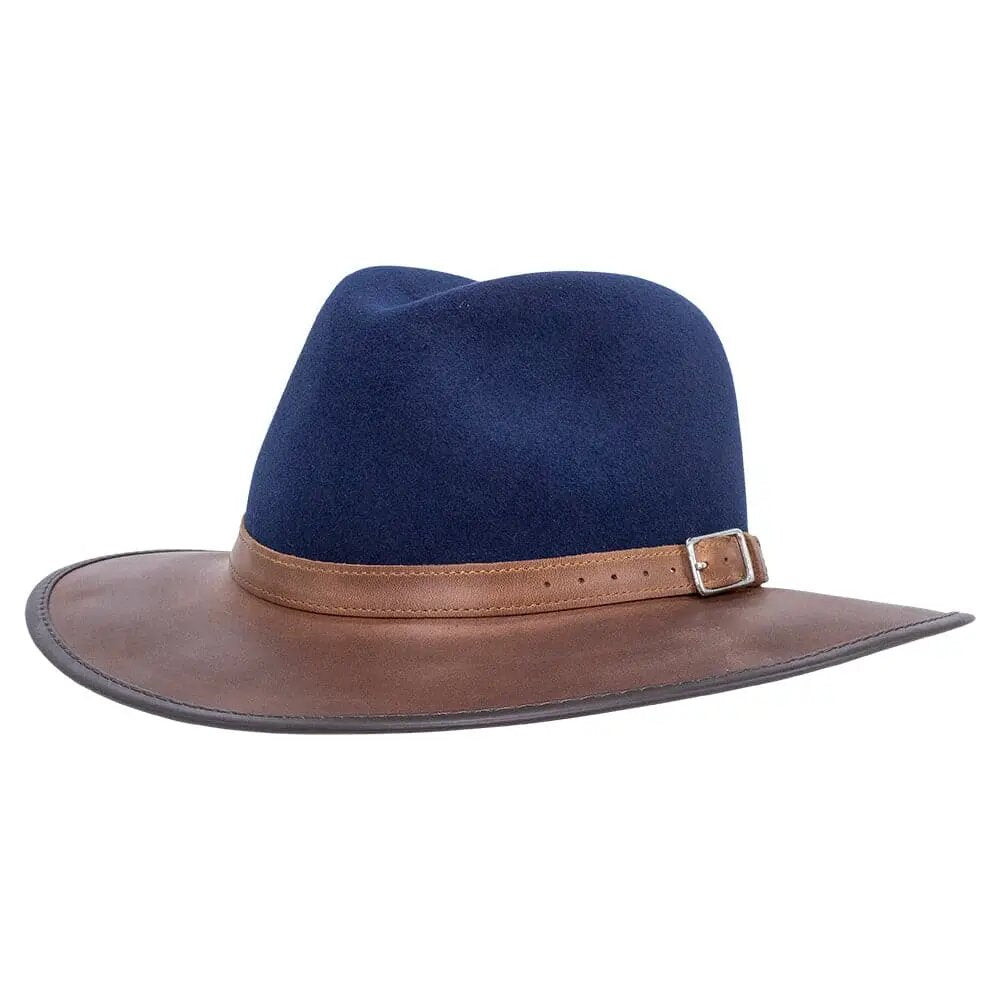 Josey | Felt and Leather Fedora Hat