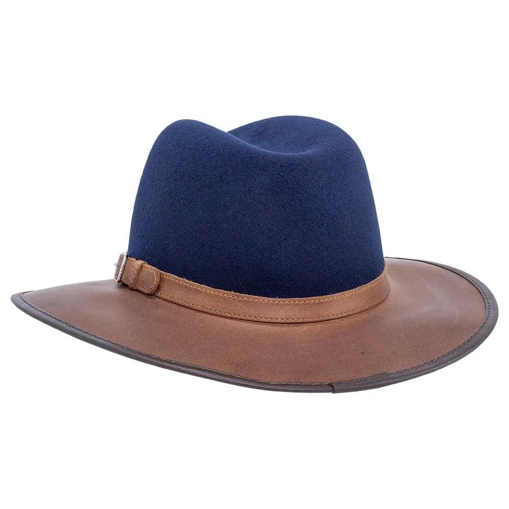 Josey | Felt and Leather Fedora Hat
