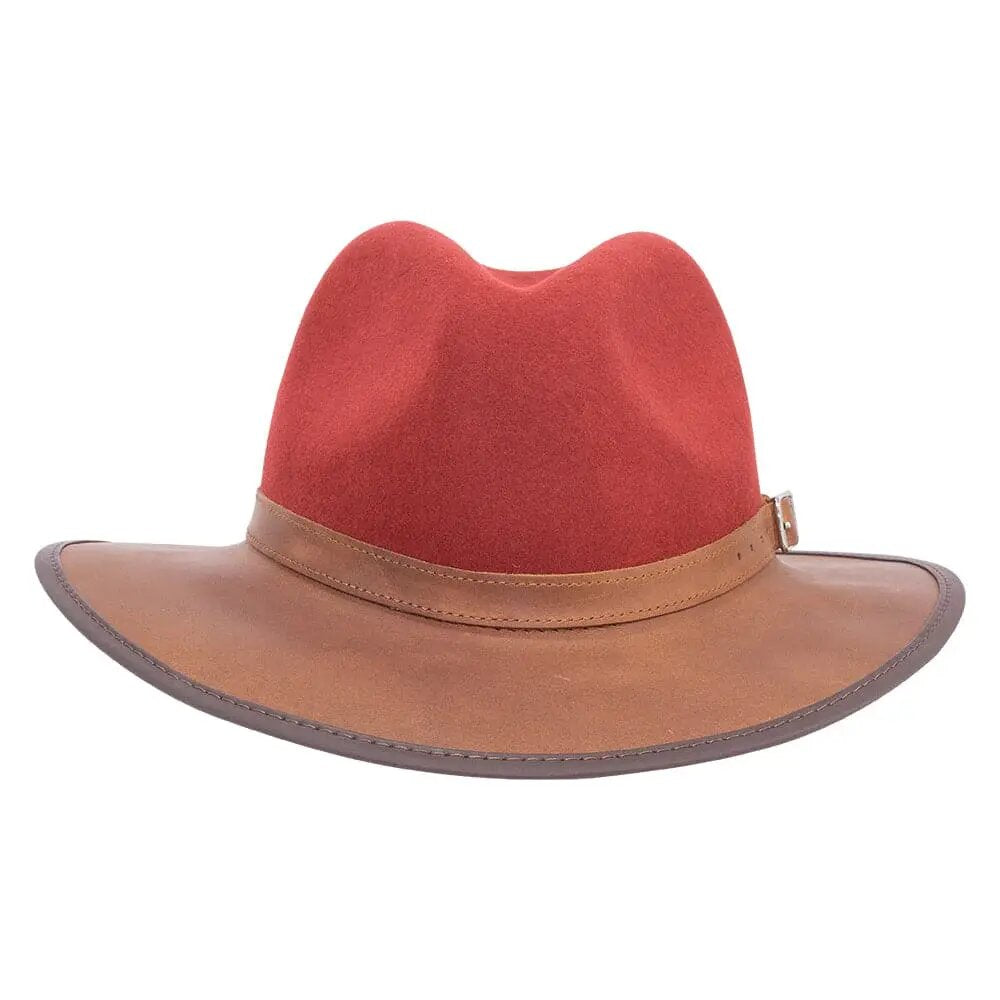 Josey | Felt and Leather Fedora Hat