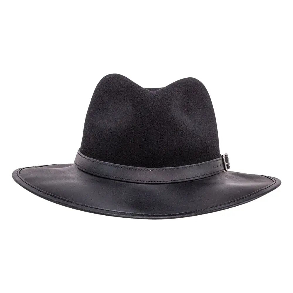 Josey | Felt and Leather Fedora Hat