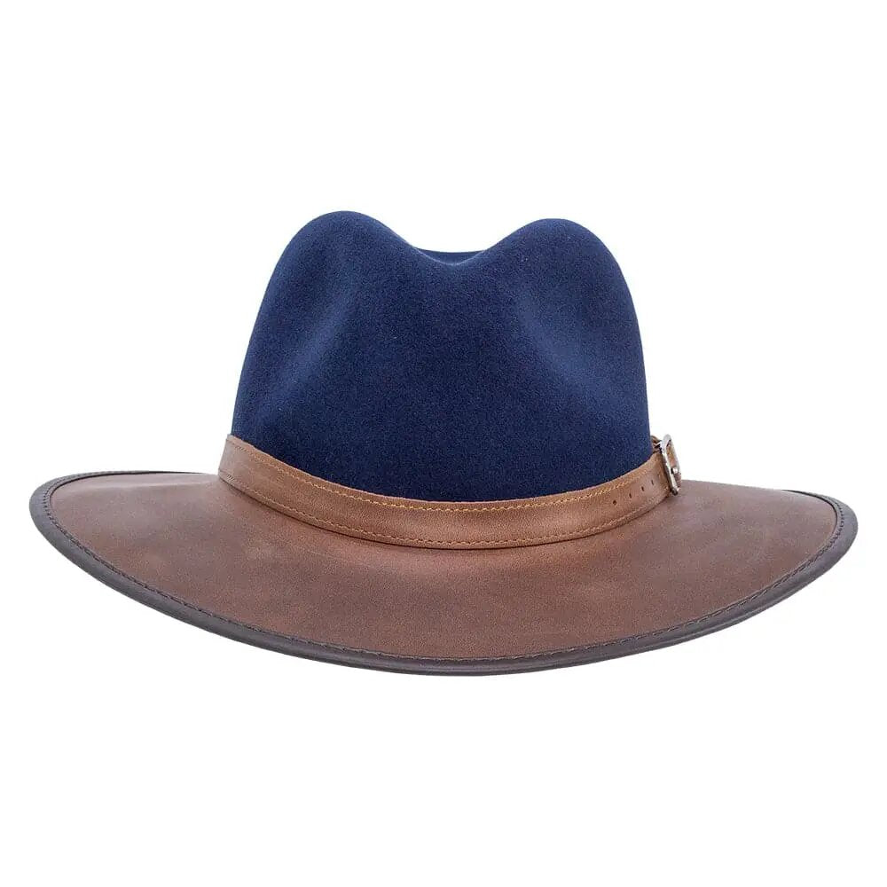 Josey | Felt and Leather Fedora Hat