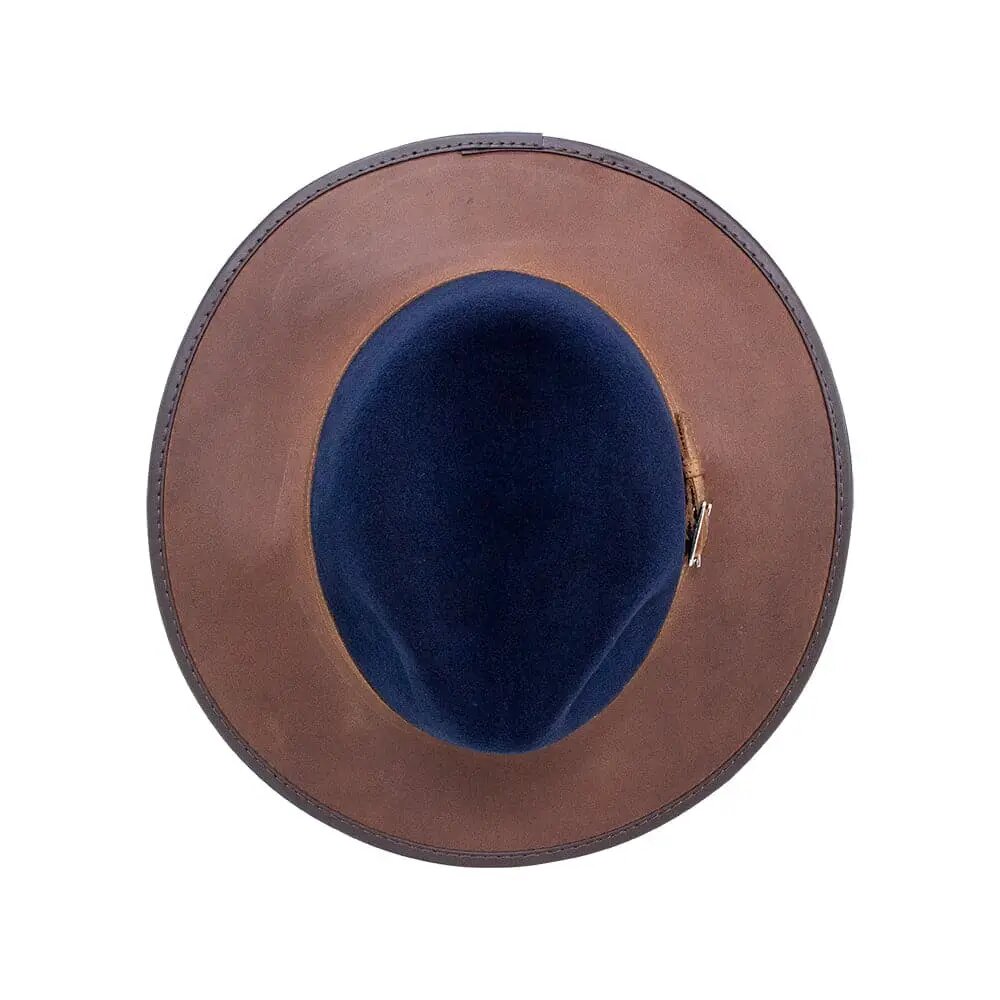 Josey | Felt and Leather Fedora Hat