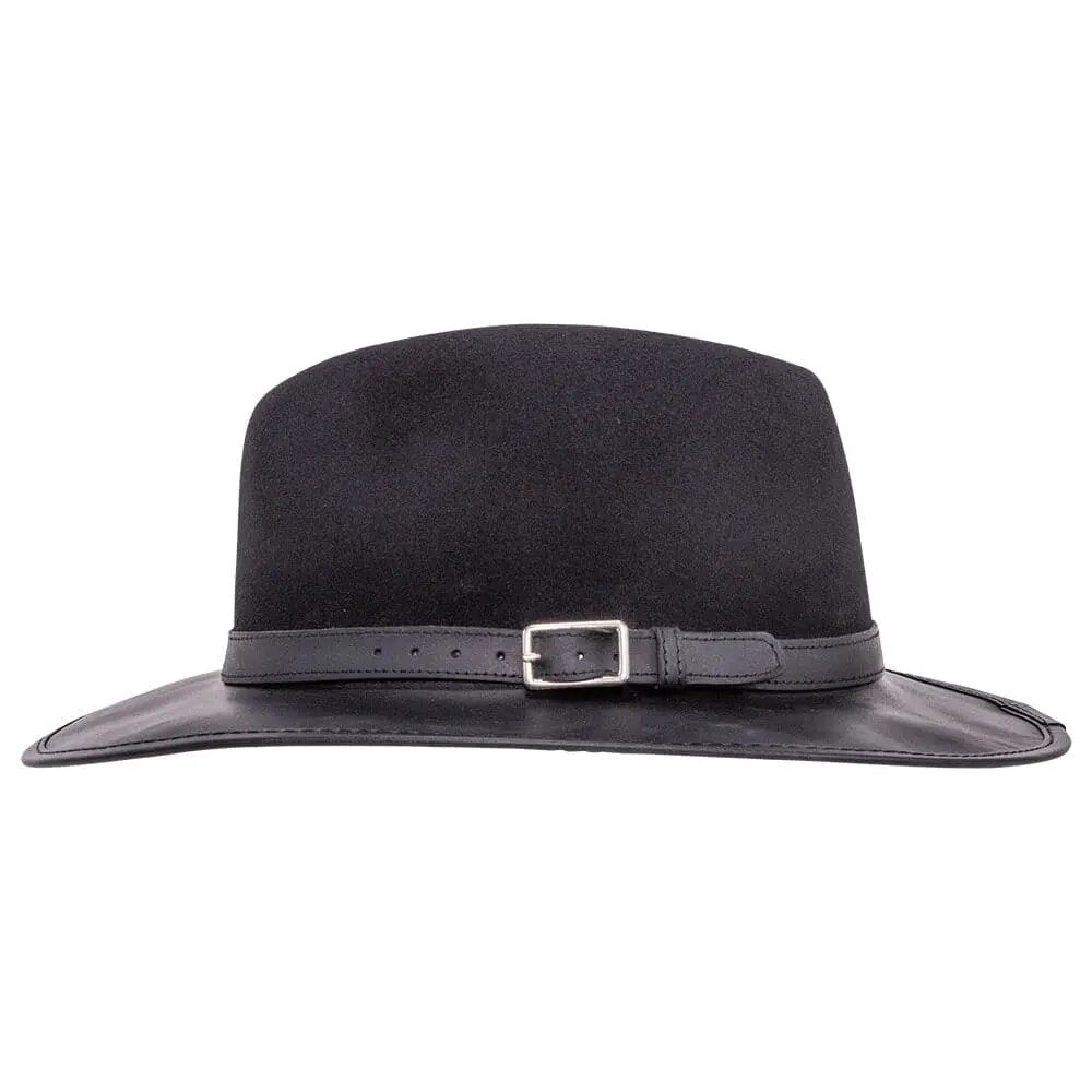 Josey | Felt and Leather Fedora Hat