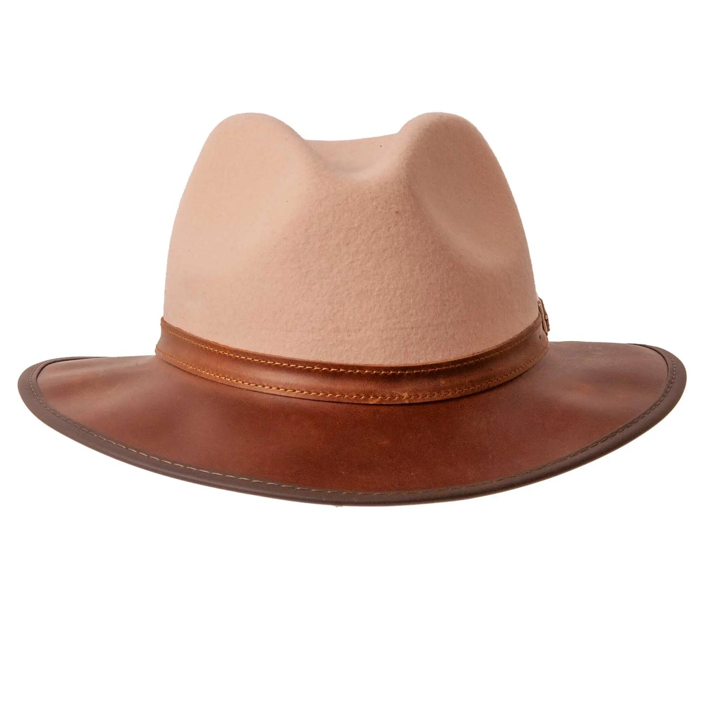 Josey | Felt and Leather Fedora Hat