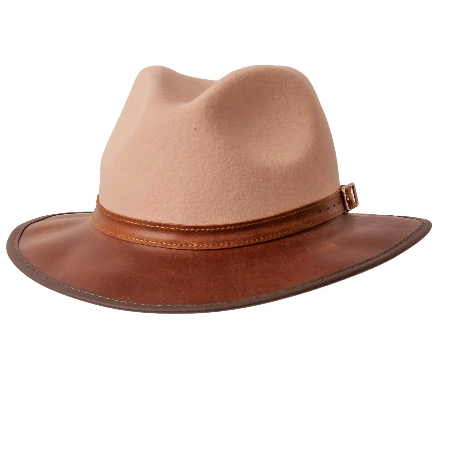 Josey | Felt and Leather Fedora Hat