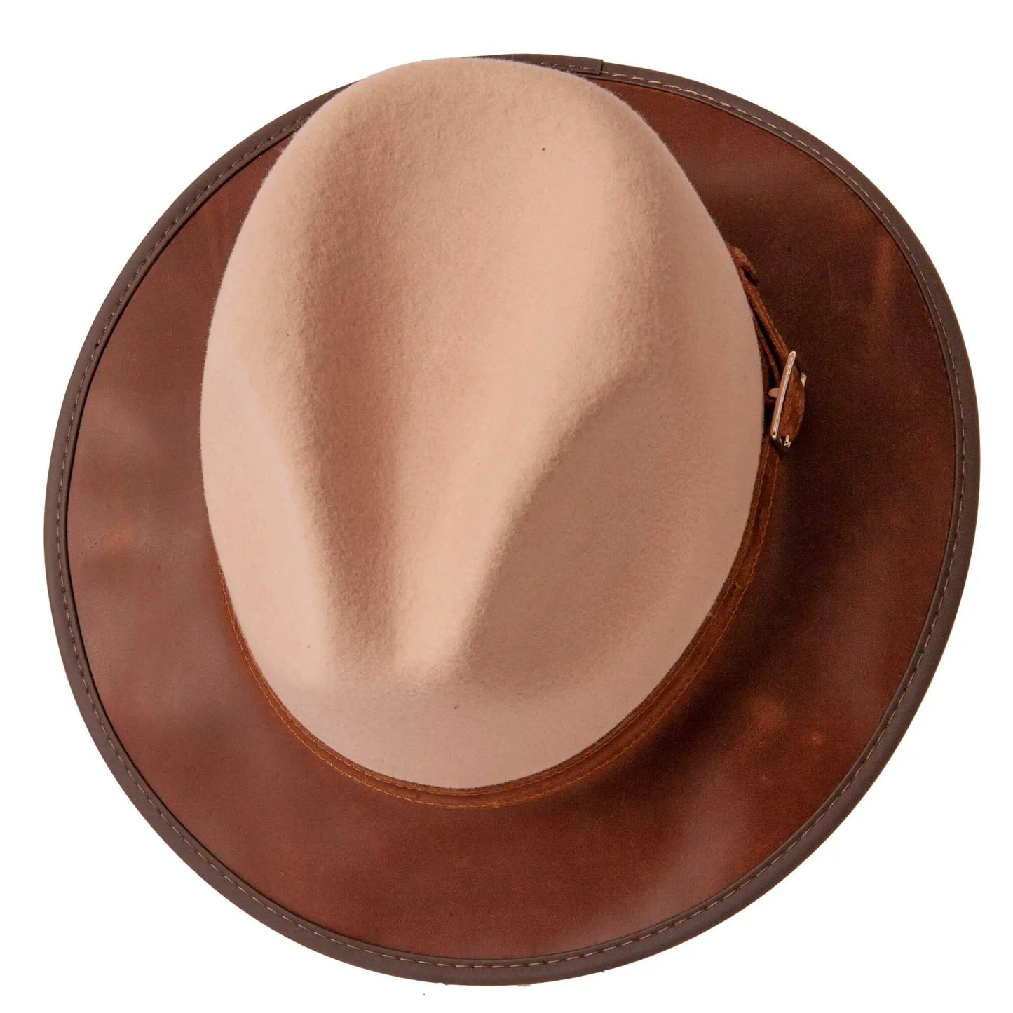 Josey | Felt and Leather Fedora Hat