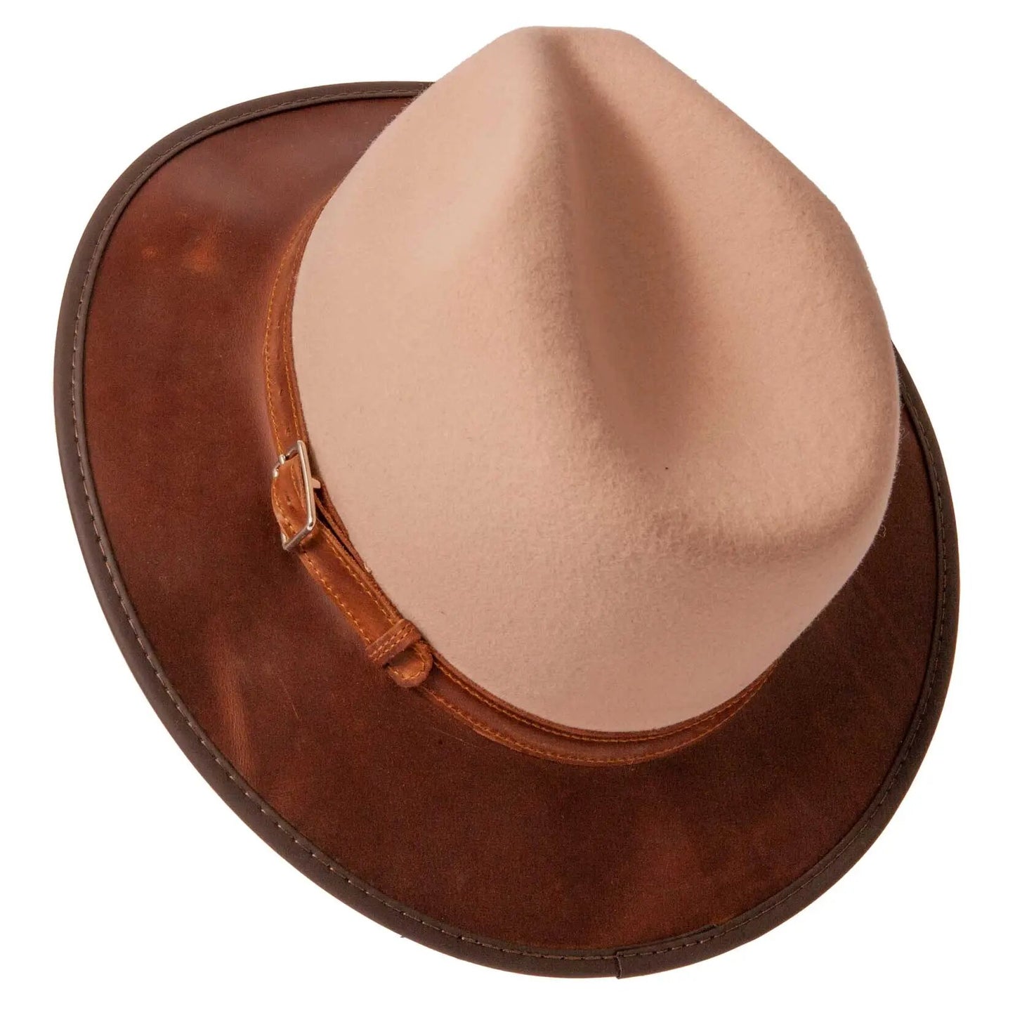 Josey | Felt and Leather Fedora Hat