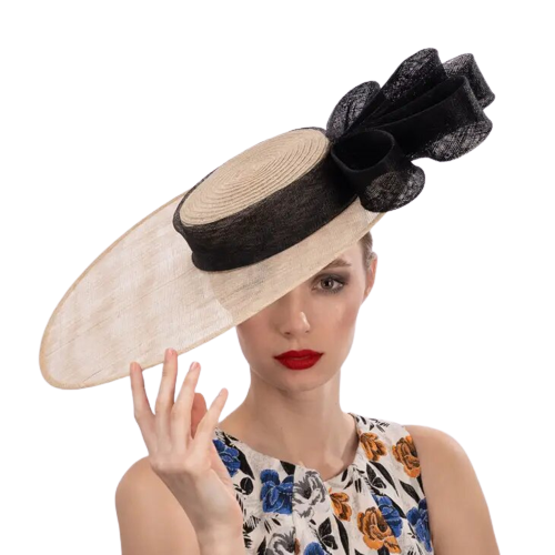 Meghan | Elegant Oval Shaped Fascinator