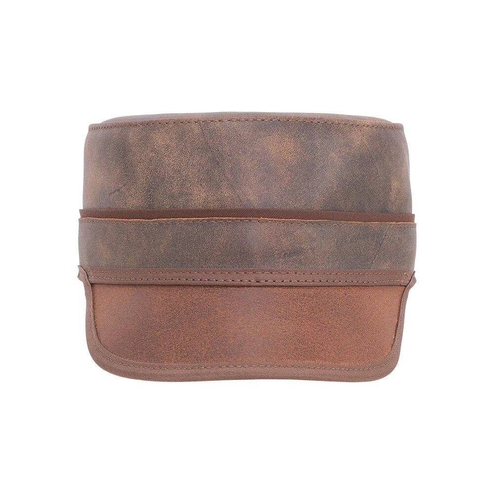 Niko | Leather Rocker Cap