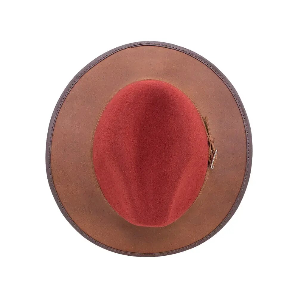 Josey | Felt and Leather Fedora Hat
