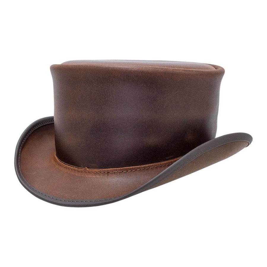 Roxy | Leather Top Hat