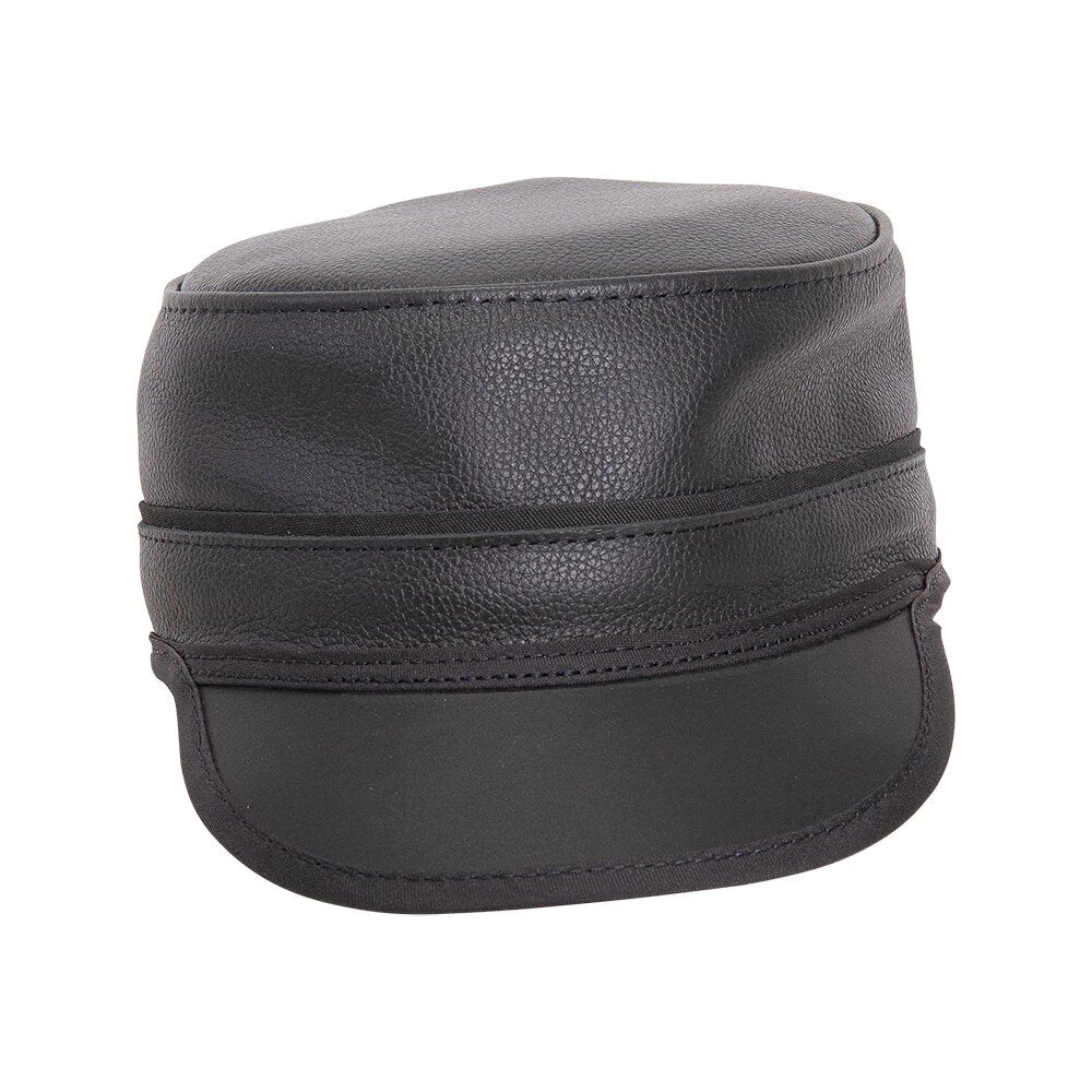 Niko | Leather Rocker Cap