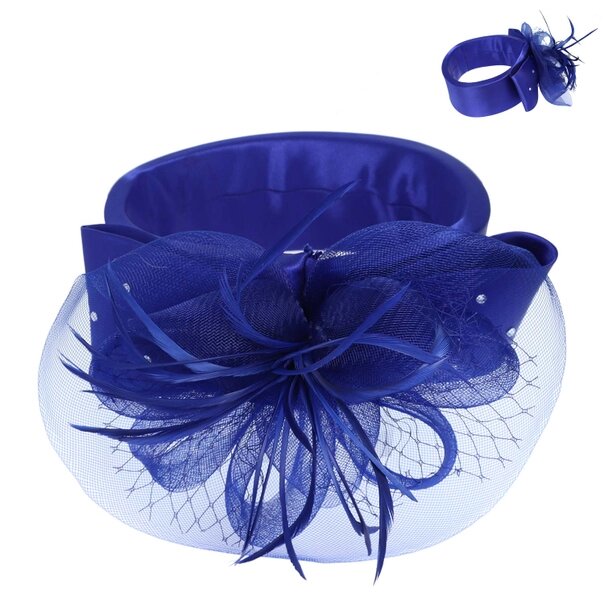 Alori | Floral Netted Mesh Fascinator Headband