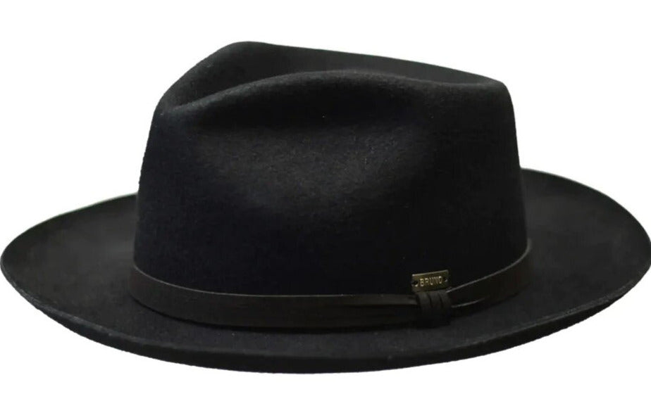 Bentley | Wool Felt Fedora Hat Black