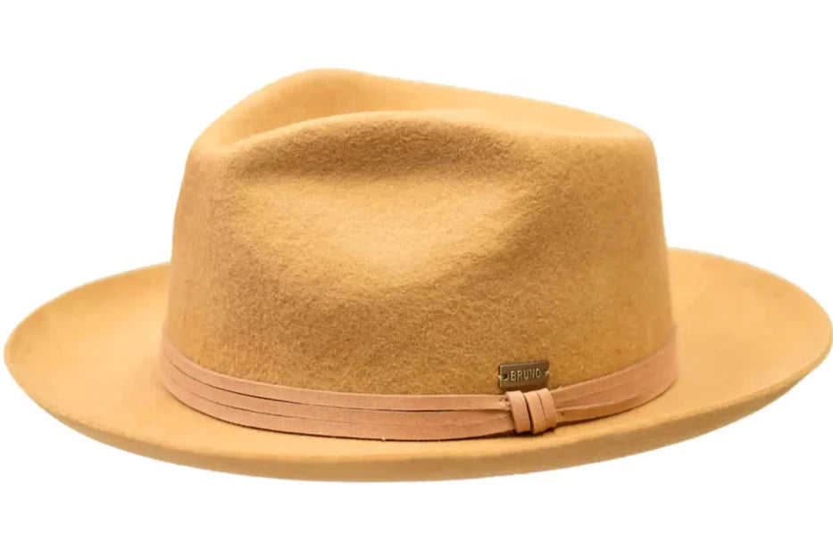 Bentley | Wool Felt Fedora Hat Camel