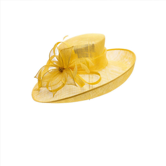 Blossom | Dress YELLOW Sinamay Hat