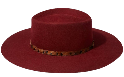 Brique | Wide Brim Boater Hat