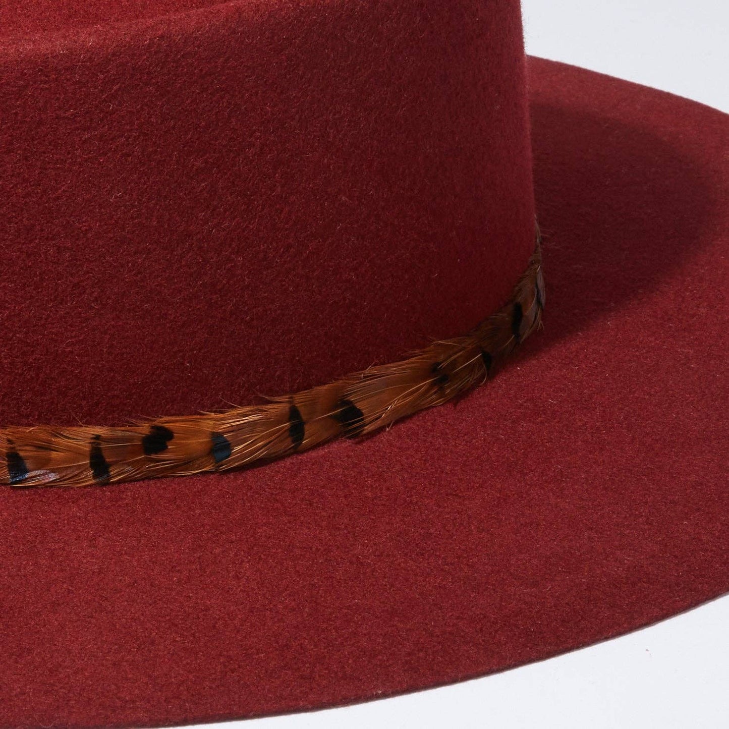 Brique | Wide Brim Boater Hat