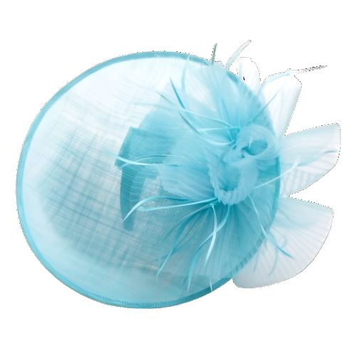 Charmaine | Large Sinamay with Pleated Bow Fascinator