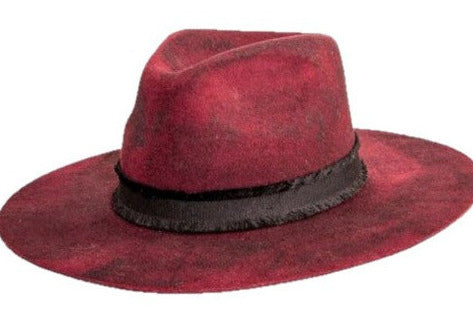 Cheyenne | Wide Flat Brim Fedora Hat