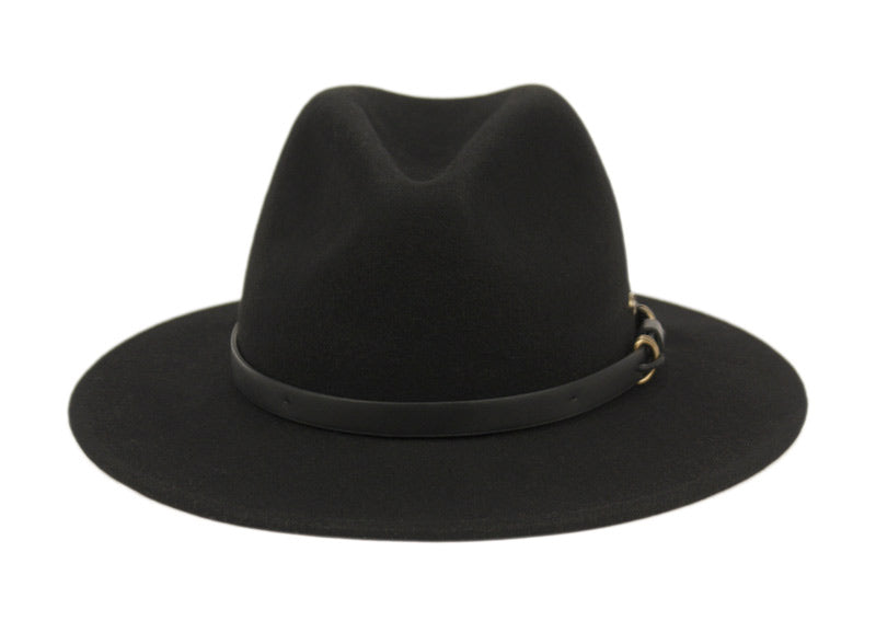 Morgan | Flat Brim Wool Felt Fedora