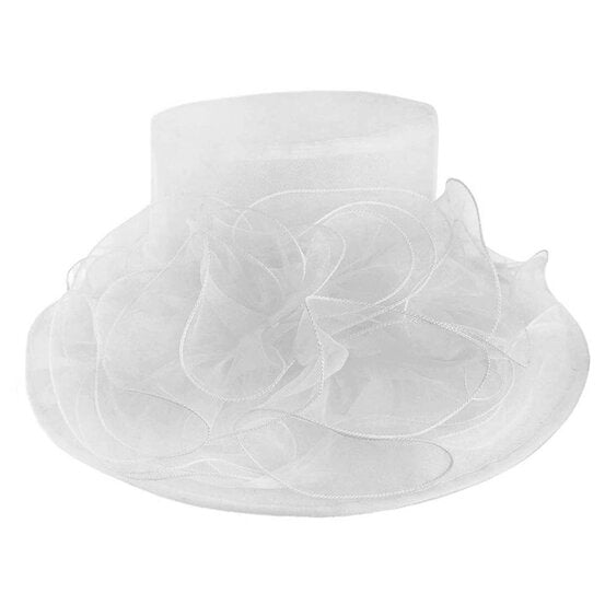 Hannah | Flower Accented Derby Hat
