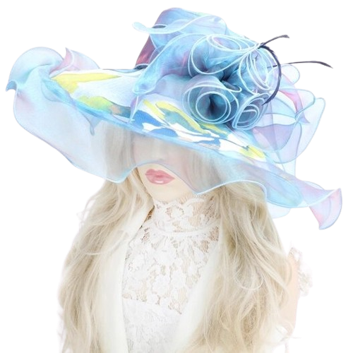 Naya | Floral Organza Hat
