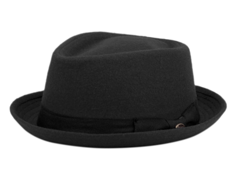 Raphael | Trilby Wool Fedora Hat Black