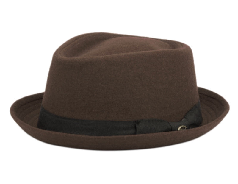 Raphael | Trilby Wool Fedora Hat Brown