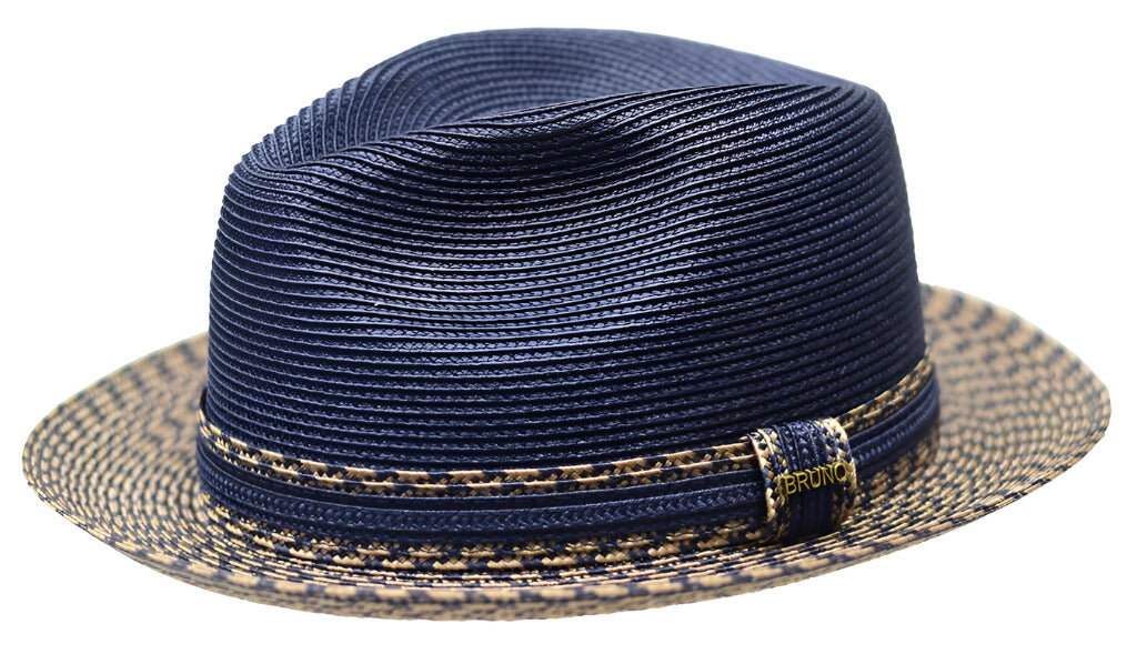 Valentino | Two Tone Straw Fedora Hat