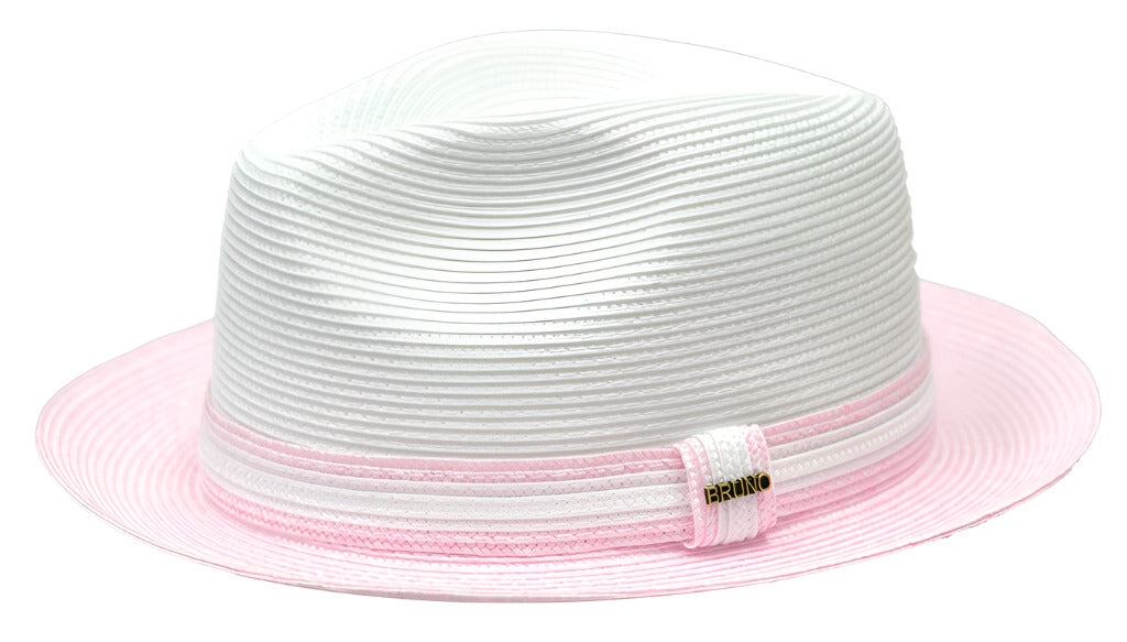 Valentino | Two Tone Straw Fedora Hat