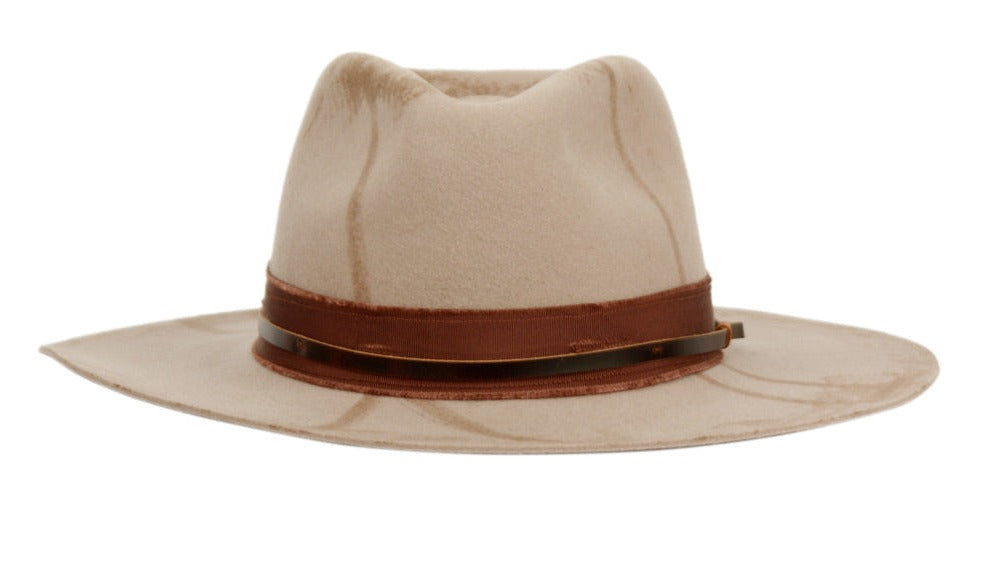 Appaloosa | Flat Wide Brim Fedora Hat 