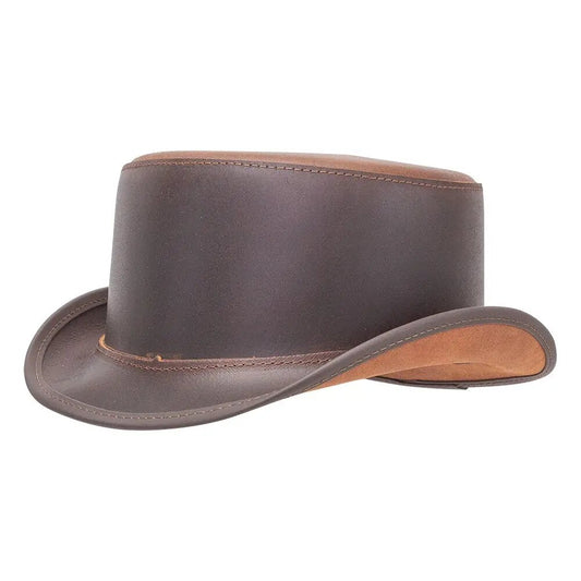 Bushwick | Leather Top Hat