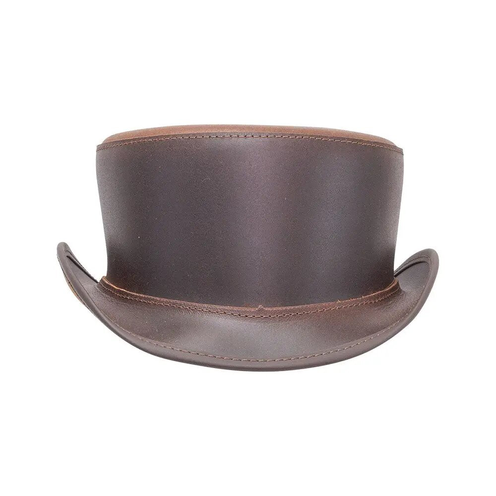 Bushwick | Leather Top Hat
