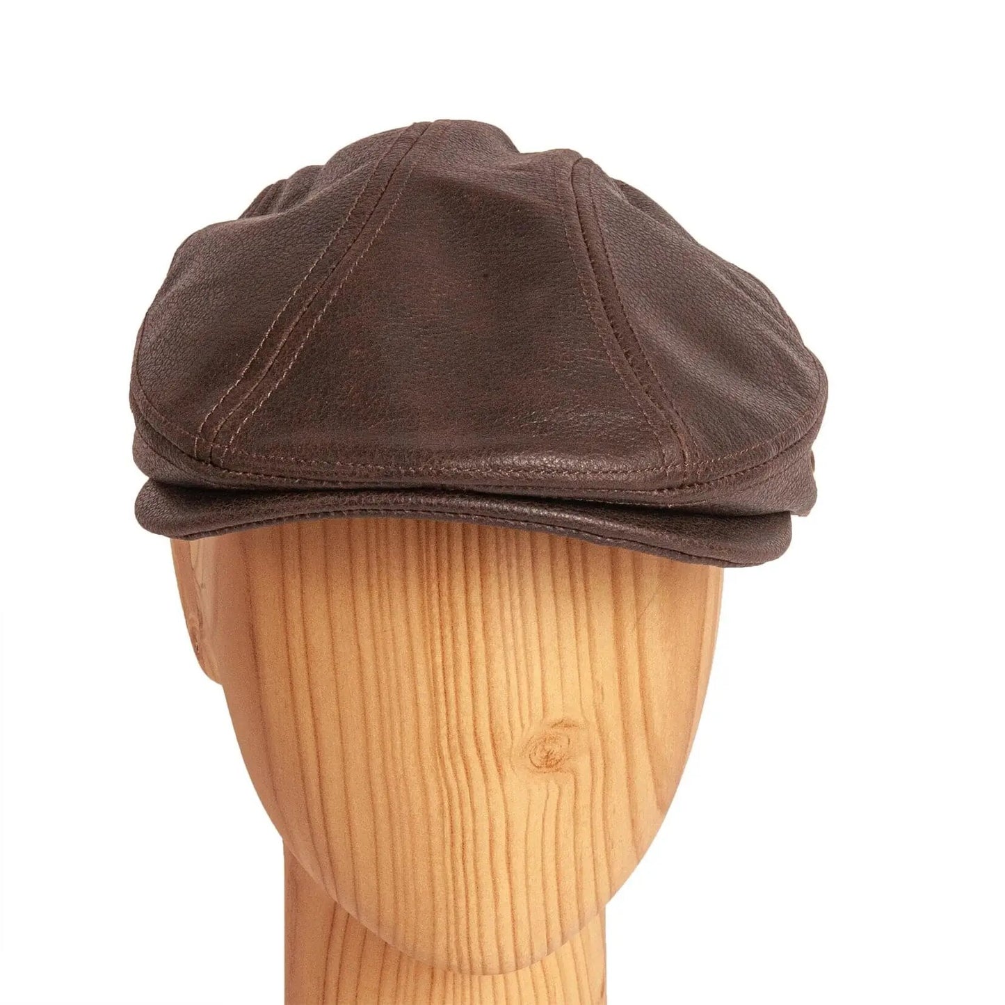 Booker | Leather Cap Front View