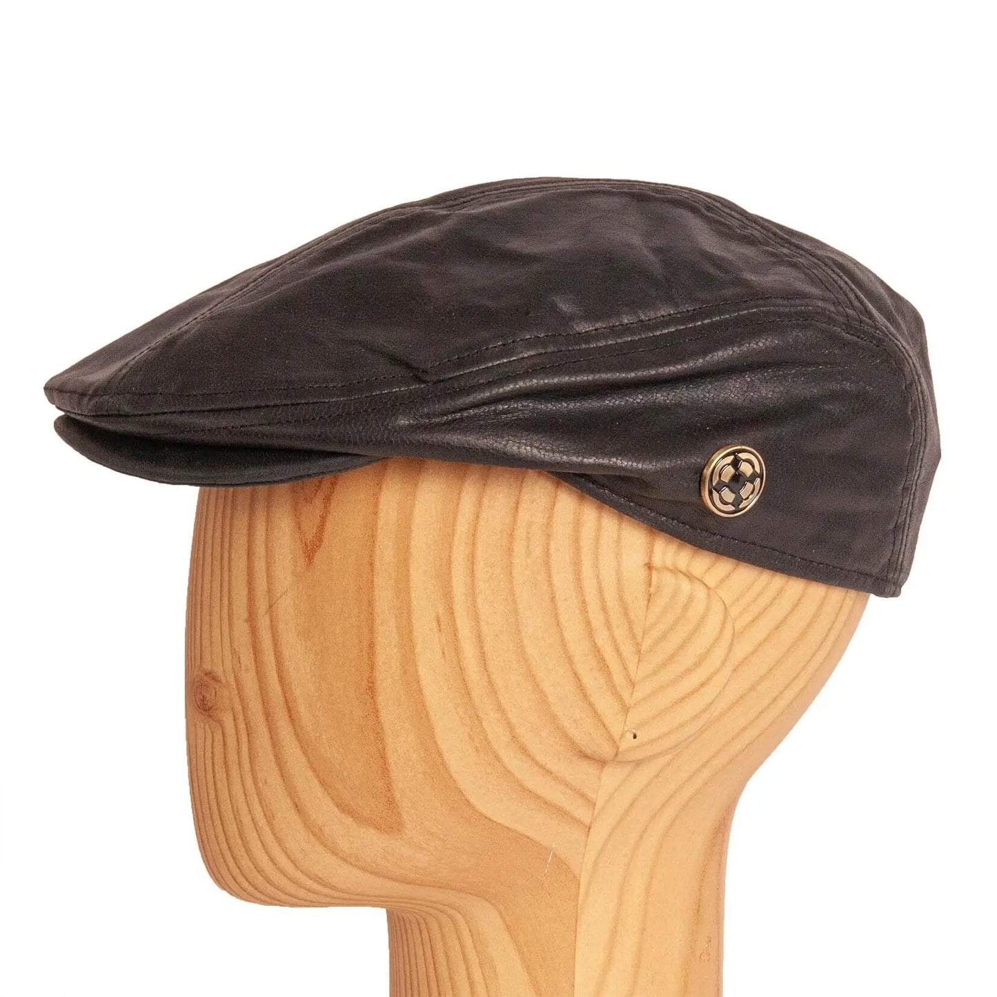 Booker | Leather Cap Brown